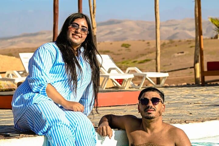 Agafay Desert Pool Day, Moroccan Lunch & Transfers from Marrakech