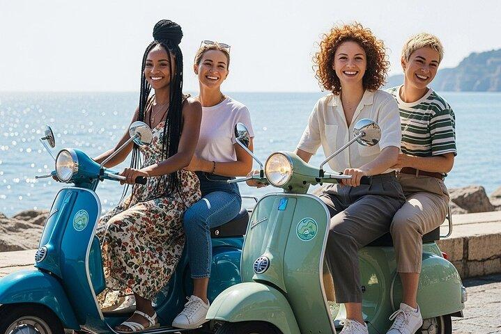 Self driven private audioguided Amalfi Coast Vespa Tour