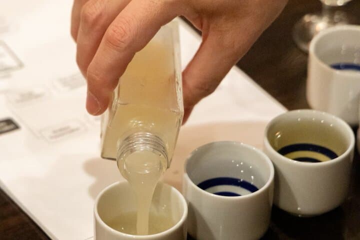 Tasting All Types of Sake with Sommelier