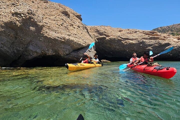 Athens: Kayak and Snorkeling at Caves and Hidden Beaches