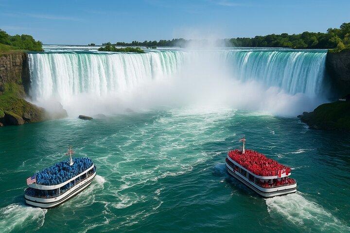 Walking Tour with Boat Cruise & Skylon Tower Panoramic View