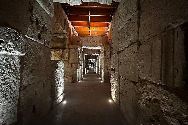 Colosseum By Night Underground and Arena Access Tour