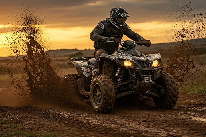 Marrakech: Agafay Desert Quad bike, Camles & Dinner Show