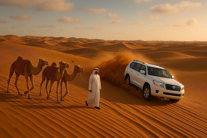 Dubai Red Dunes Sunset Desert Safari with BBQ & Quad Bike