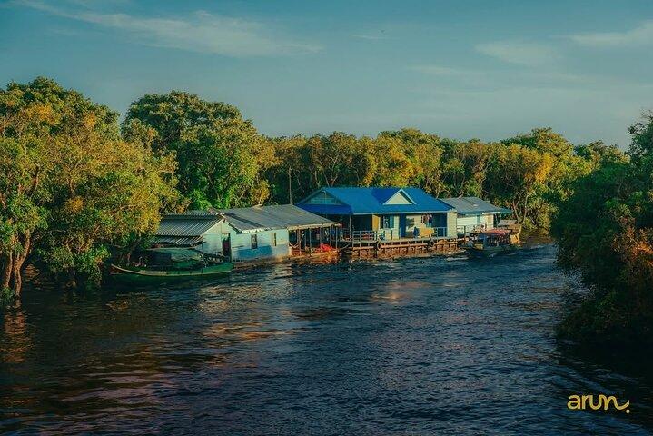 Tonle Sap Floating & Kampong Phluk Village Half-Siem Reap
