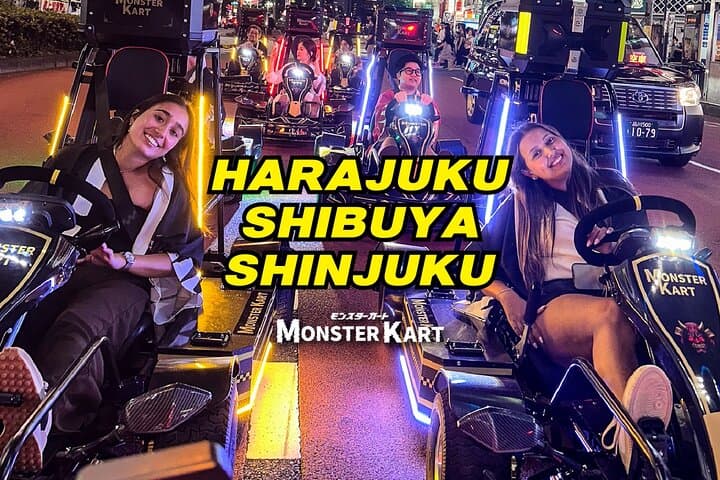 Tokyo Shibuya Go-Kart Experience! Monster-Kart ※IDP Required