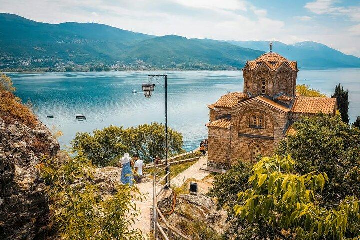 From Tirana & Durres: Day Tour to Ohrid, St Naum, North Macedonia