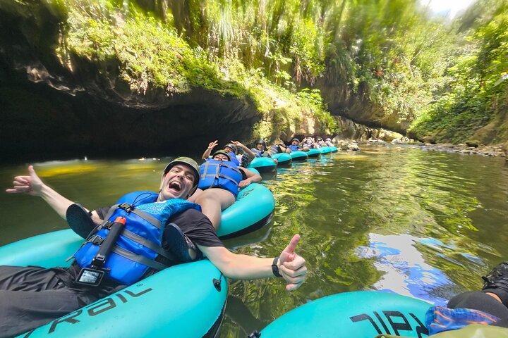 Tropical Forest Cave Tubing & Waterfalls Hiking Adventure