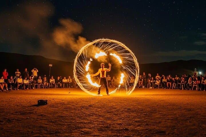 Sunset Agafay Desert : Camel Ride and Dinner, Fireshow(Marrakech)