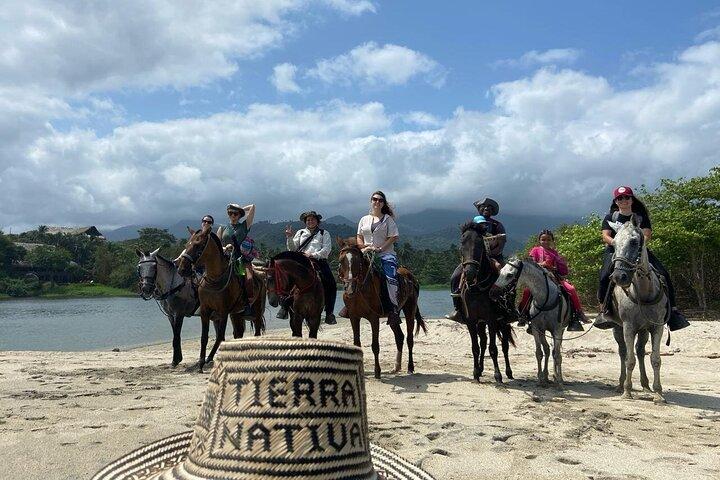 Los Naranjos Beach Horseback Riding Tayrona Park.