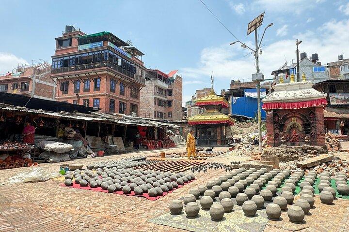 Kathmandu: Patan and Bhaktapur Durbar Square Day Tour with Lunch.