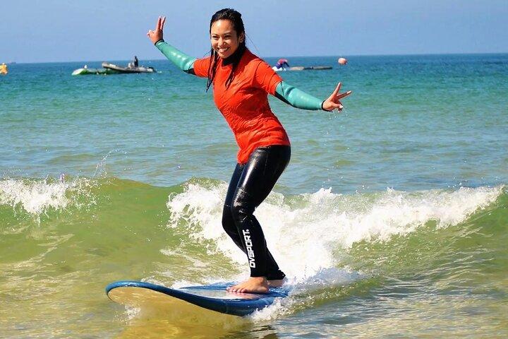 Private Surf Class in Albufeira with Local Instructor