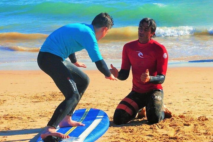 Private Surf Class in Albufeira with Local Instructor