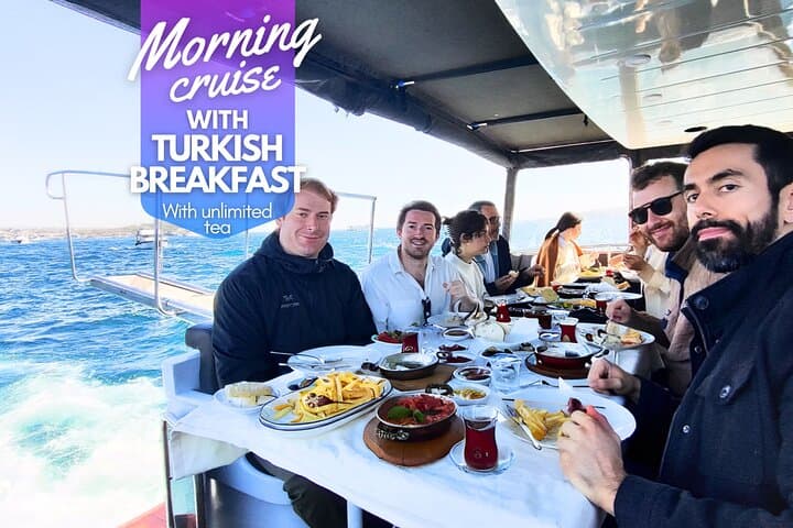 Istanbul Morning Bosphorus Yacht Cruise with Turkish Breakfast
