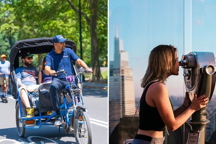 Central Park Pedicab Tour with Top of the Rock Access