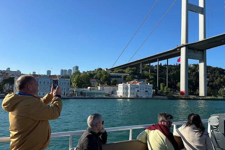Luxurious Bosphorus Small Group Sunset Yacht Cruise with Snacks