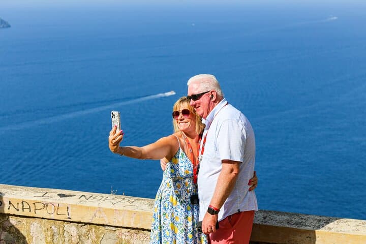 Amalfi Coast Tour: Positano, Amalfi & Ravello from Naples