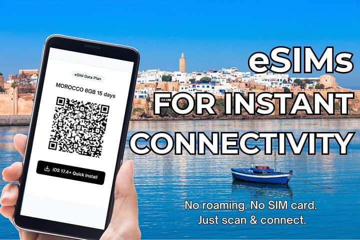 Morocco eSIM for Airport Arrival - Instant moblie data