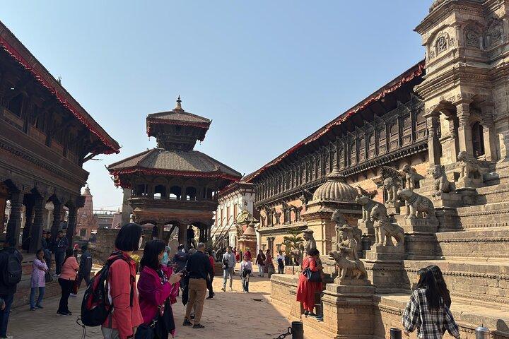 Kathmandu: Patan and Bhaktapur Durbar Square Day Tour with Lunch.