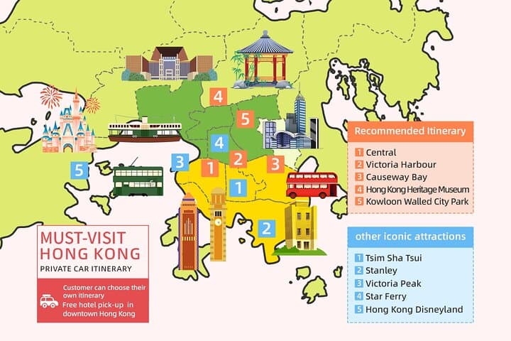 Hong Kong Tailored Half/Full Day Tour: Chauffeur in English