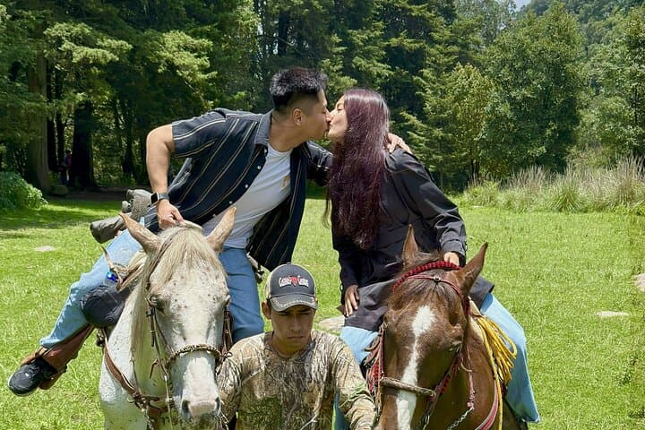 Horseback Riding in the Forest and Breakfast in Cabin