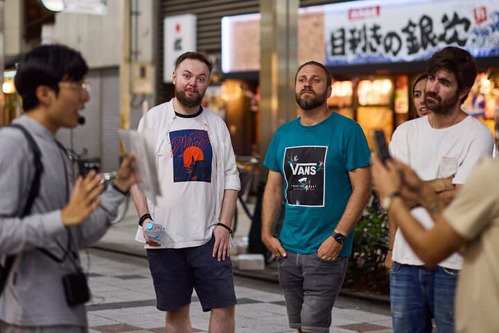 Osaka Dark Side Night Walking Tour in Shinsekai
