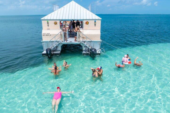 Key West Sandbar Safari on One of a Kind Tiki Boat