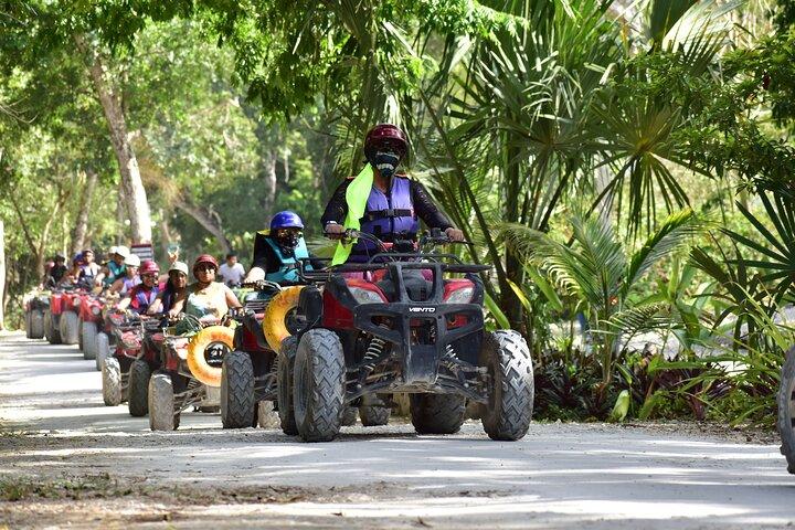 ATV Tour Zipline and Explore 2 Hidden Cenotes