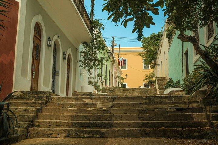 Authentic San Juan Guided Walking Food Tour with Pina Colada