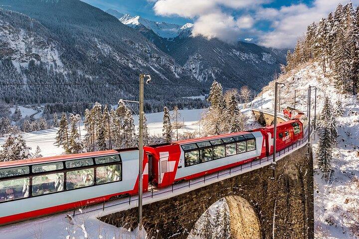From Basel: Glacier Express, Swiss Alps Bern City in Private Trip