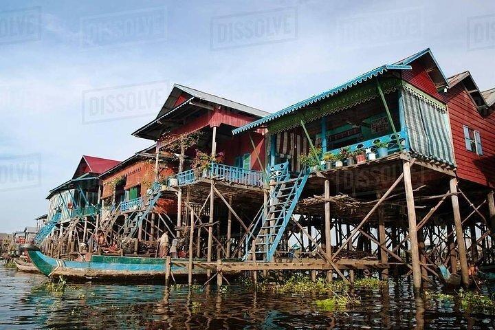 Sunset tour of Kampong Phluk stilts home village