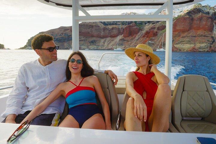 The Fastest Private Motor Yacht in Santorini - All Inclusive Tour