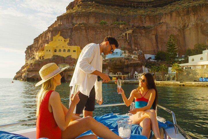 The Fastest Private Motor Yacht in Santorini - All Inclusive Tour