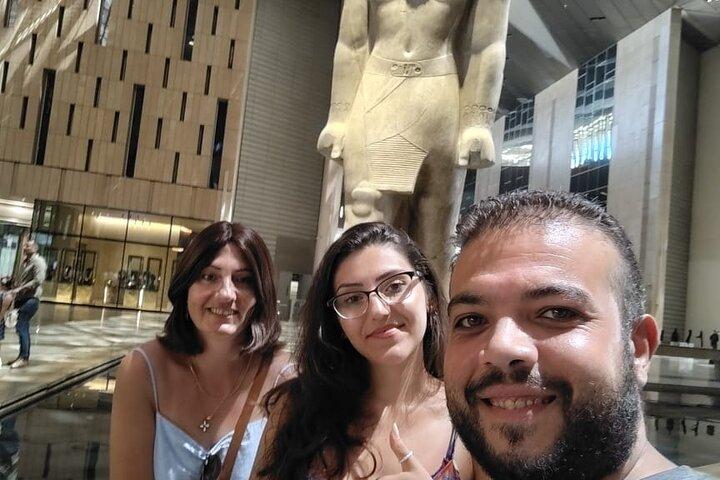 Giza Pyramids & Sphinx & Grand Egyptian Museum & valley of sphinx