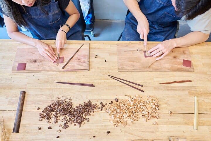Tokyo Ginza Chopstick Making Workshop