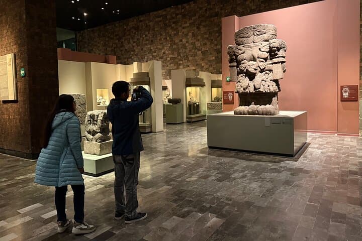 National Museum of Anthropology with a face-to-face guide.