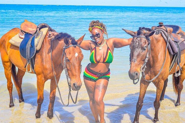 ATV, Horseback Riding Catamaran & Zipline Tour +Ocean Rafting