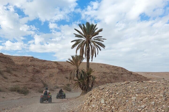 Best of Agafay: Quad,sunset Camel Ride, Dinner & fire show