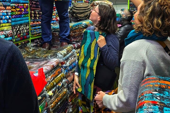 Fashion African Fabric & Souvenir Market Tour