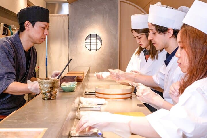Sushi Making & Sake Tasting at a Michelin-Listed Hidden Gem