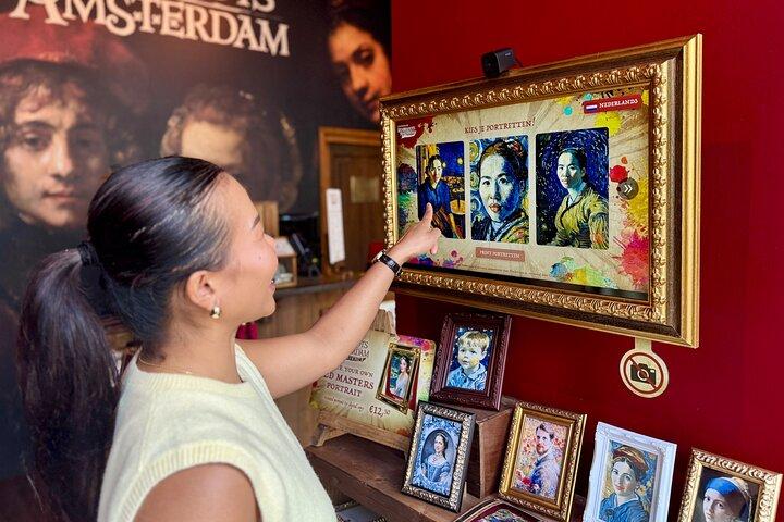 Van Gogh, Vermeer or Rembrandt Style Photo Souvenir