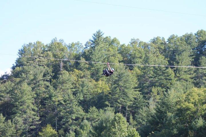 Zipline the Goliath in The Smoky Mountains