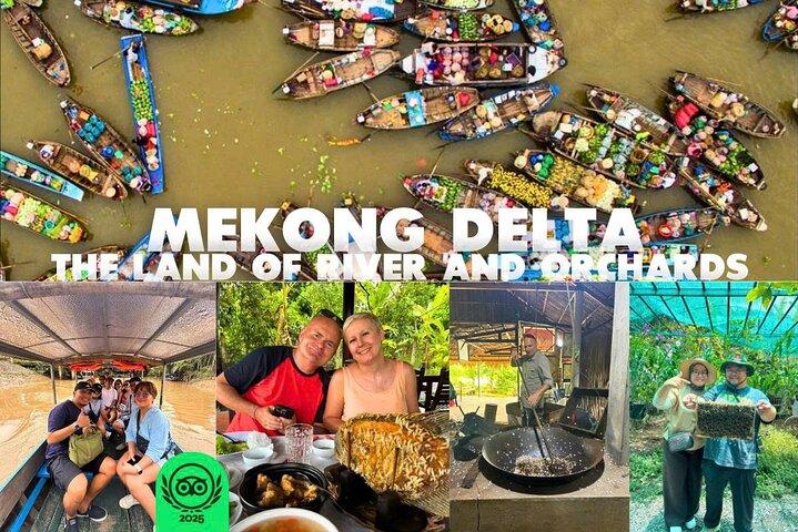 Authentic Mekong Delta: Tuk Tuk, Rowing Boat, Biking Tour