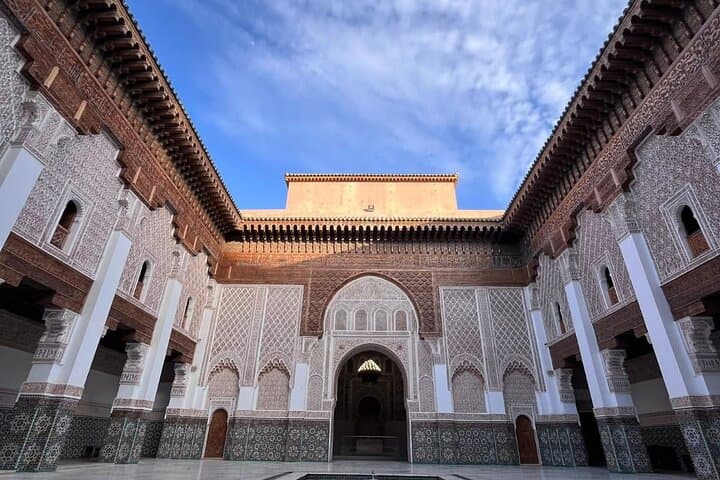 Marrakech Cultural Tour Madrasa Ben Youssef and Secret Garden