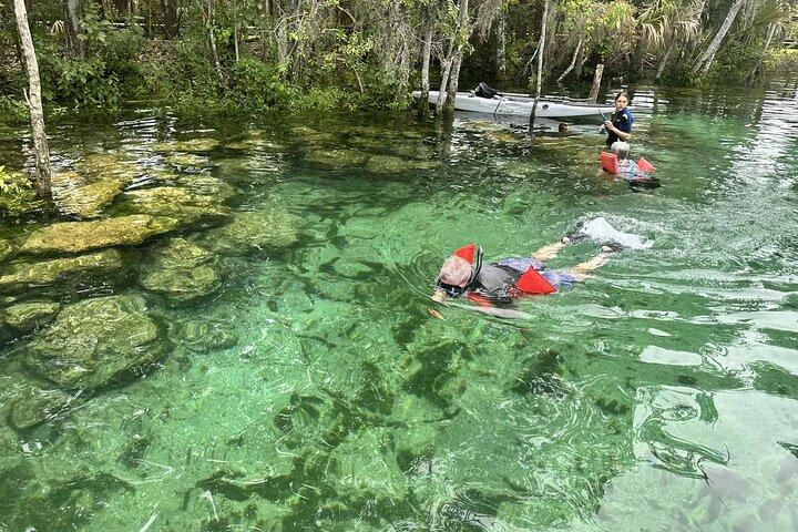 Crystal River: Three Sisters Springs, Single Clear Kayak Tour