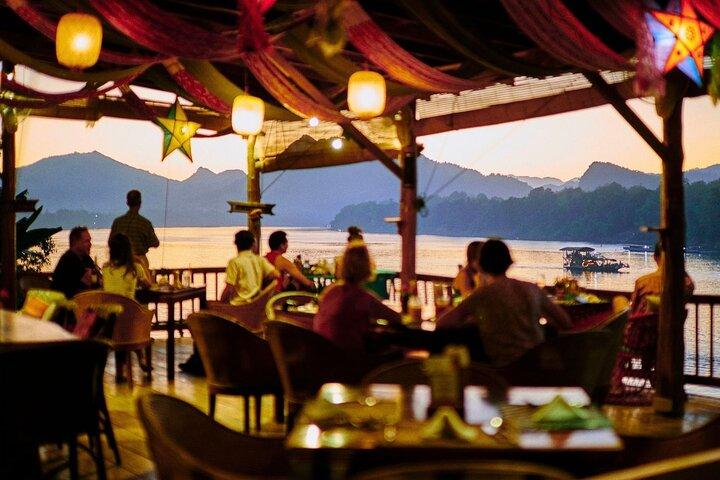 Luang Prabang Mekong Sunset Cruise and Night Market Private Tour