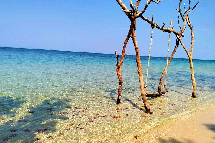 Starfish Beach and Floating Village Combo Boat Trip Seafood Lunch