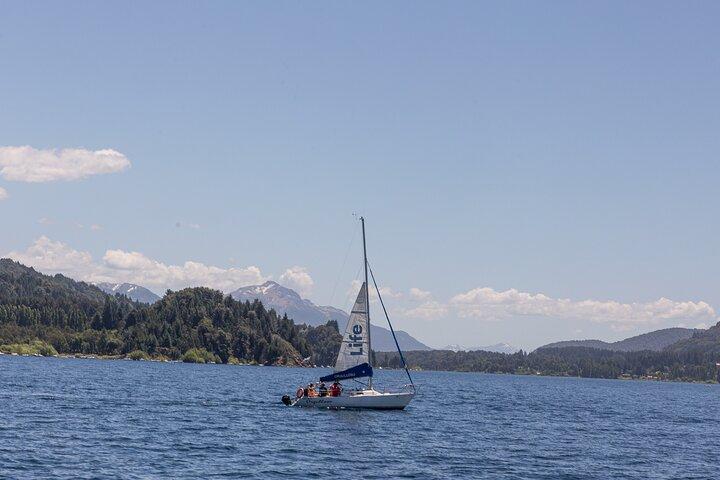 Sailing boat ride on Lake Nahuel Huapi in Bariloche