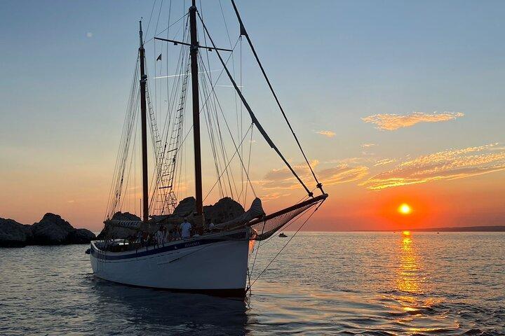 Evening cruise at sunset
