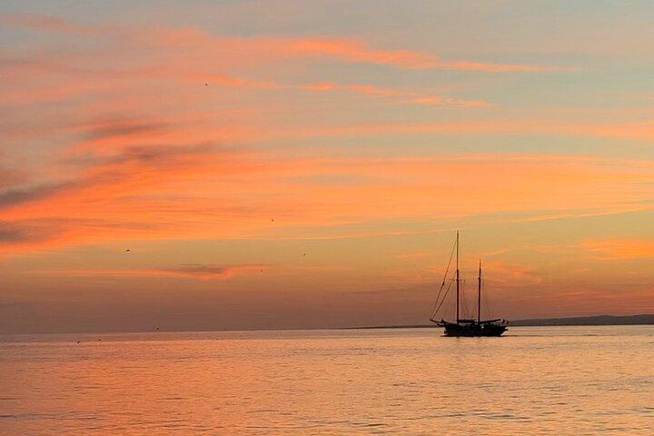 Evening cruise at sunset